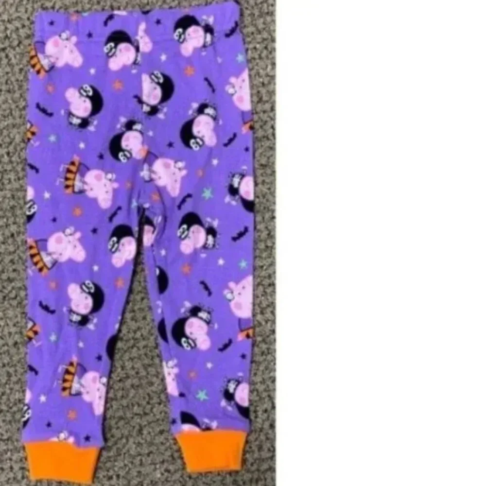 Girls 6 Pc Halloween Pajamas 24 mths/2T Minnie Mouse Peppa Pig Shirts & Pants